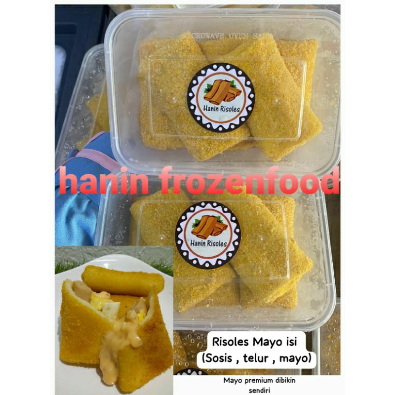 

Hanin risoles mayo ( risol frozenfood ) 1pack isi 8pcs