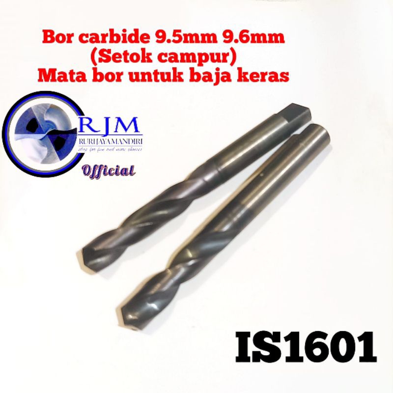 bor carbide 9.5mm 9.6mm twist drill tungsten carbide mata bor baja keras harden per mobil dll bukan 