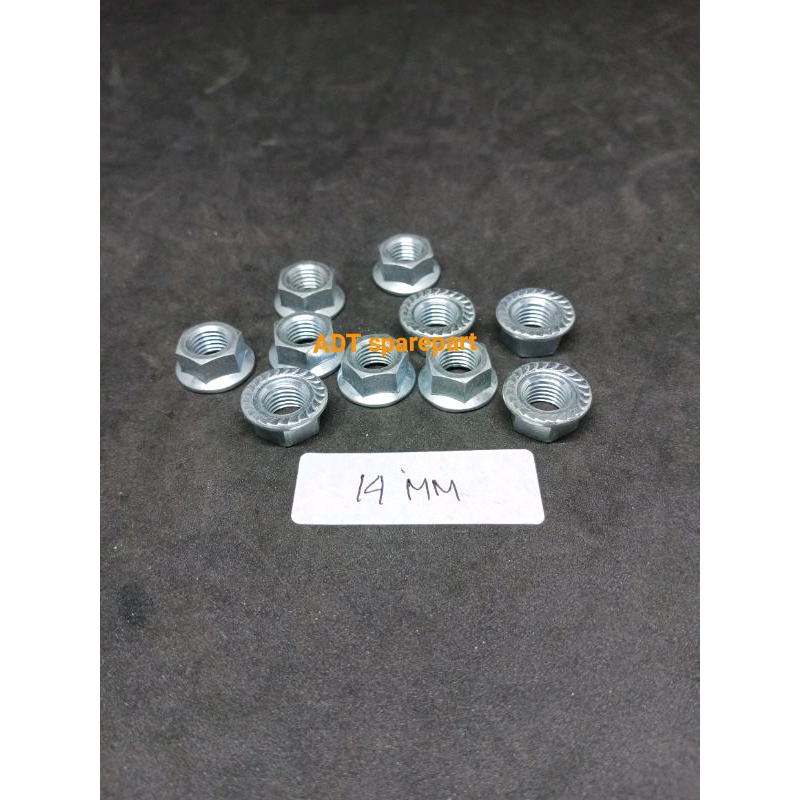 mur flange topi 14mm per pcs