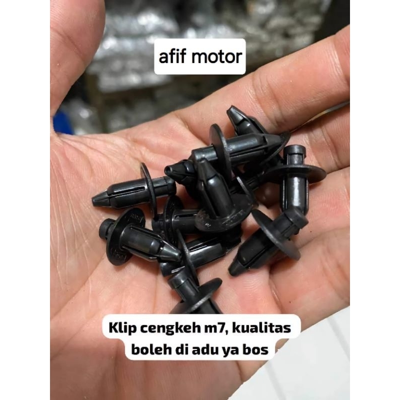 klip plastik motor motor baru ripet plastik klip atom klip cengkeh m7