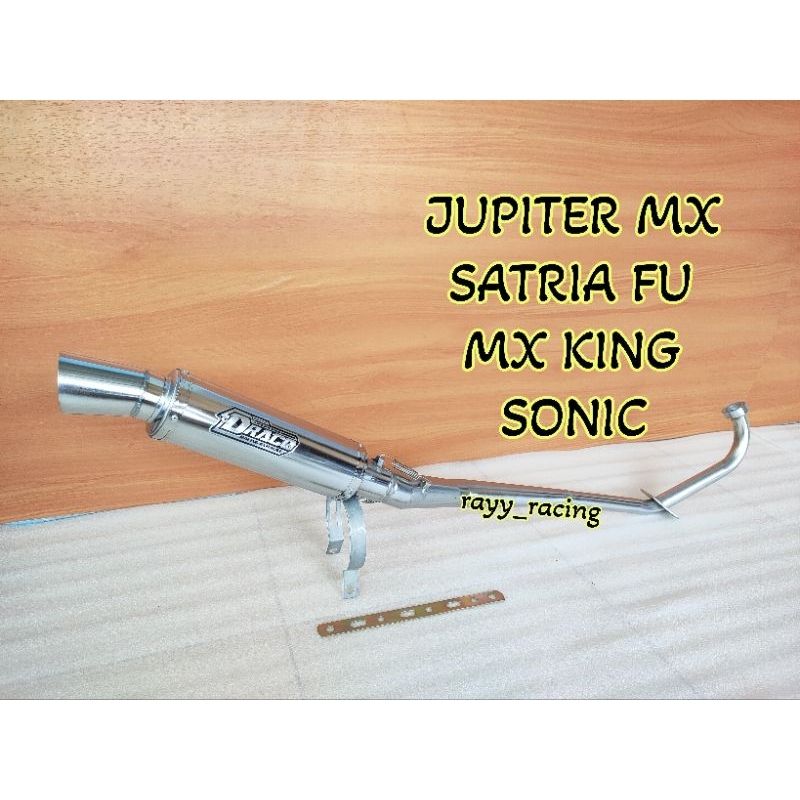 knalpot racing DRACOuntuk motor JUPITER MX KARBU OLD.JUPITER MX NEW/SATRIA FU KARBU OLD.SATRIA FU IN