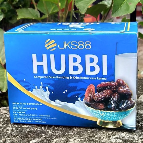 

JKS88 Hubbi Campuran Susu Kambing & Kerim Bubuk Rasa Kurma