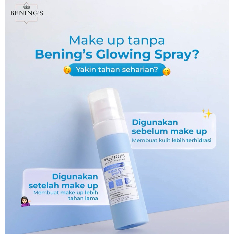 Bening's Glowing Spray Nano Cell White / Benings Clinic Skincare