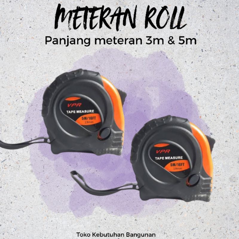 Meteran roll 5 meter VPR