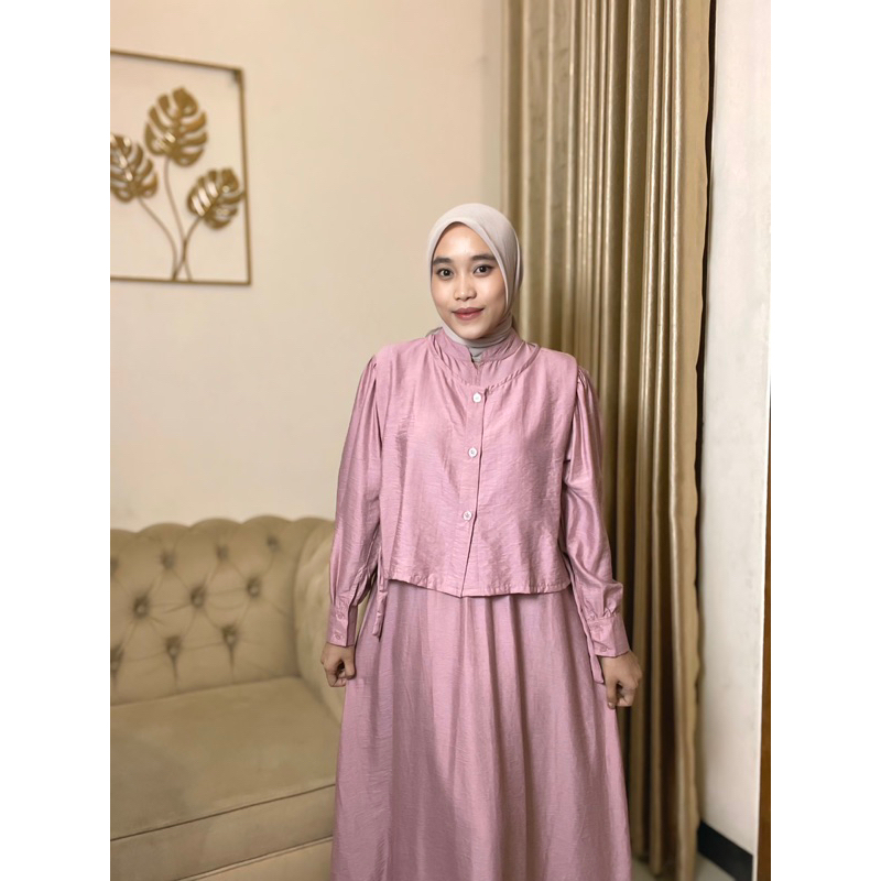 Gamis Rompi Busui Friendly | Wudhu Friendly