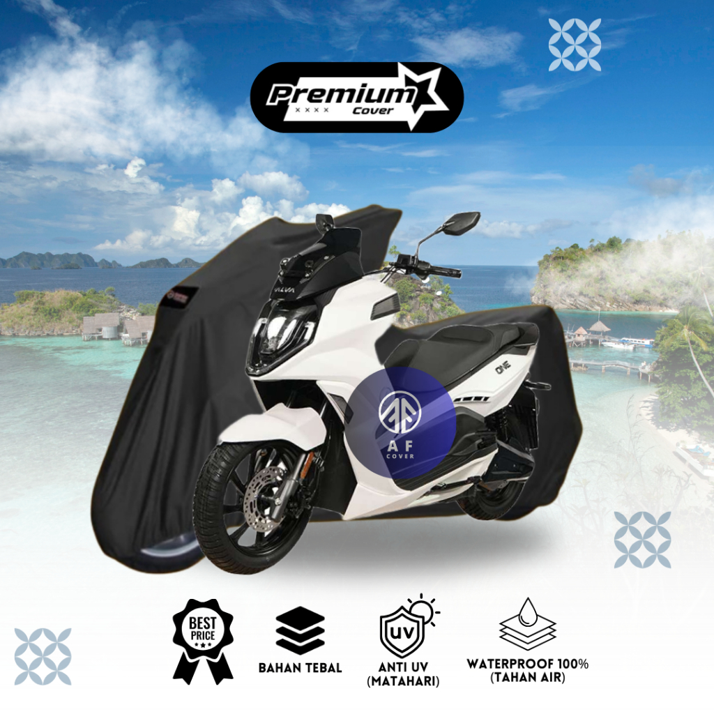 Premium Cover Sarung Motor Listrik Alva Cervo Pelindung Anti UV Protection