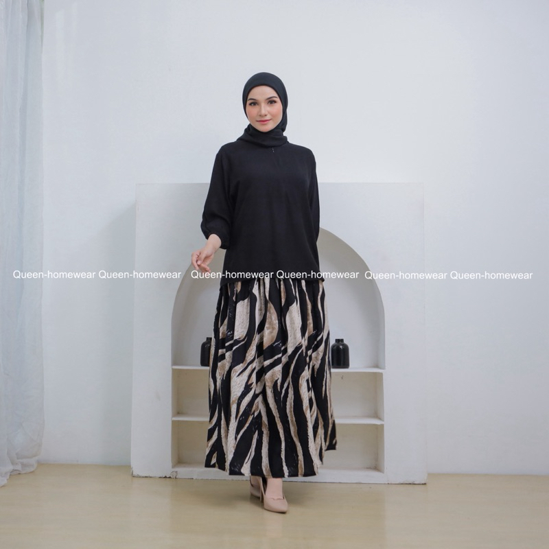 ROK WANITA KOREAN STYLE/ROK PAYUNG MOTIF BUNGA HYGET PREMIUM/ROK DAISY BUNGA HYGET PREMIUM/ROK DAILY