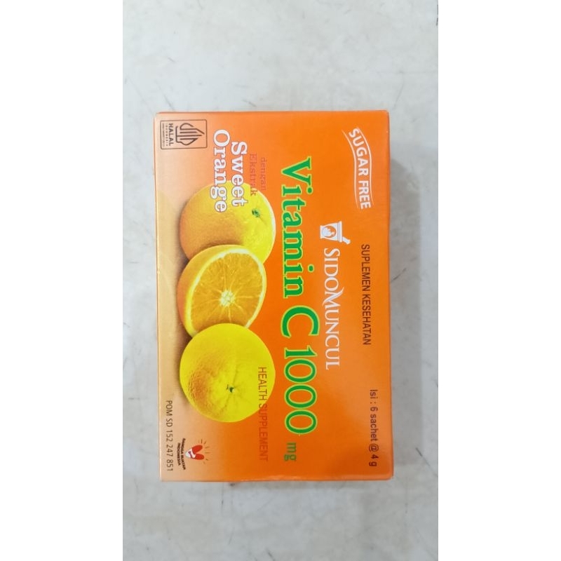 

Sidomuncul Health Drink Vitamin C1000 Sweet Orange