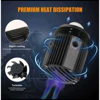 LAMPU SOROT LED D2 LASER KIPAS PREMIUM SUPER TERANG HI LOW KUNING PUTIH/LAMPU TEMBAK LED D2 LASER KI