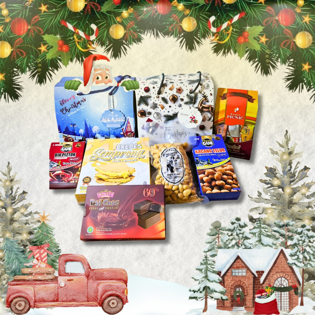 

Paket Hampers Christmas Natal Tahun Baru Eksklusif 2 Varian Hampers