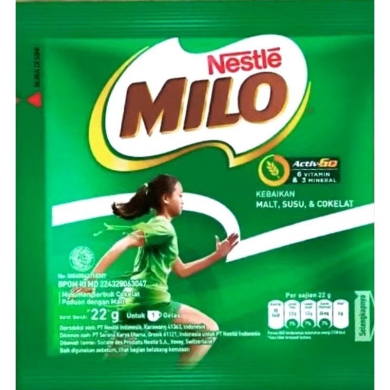 

Milo saset isi 10