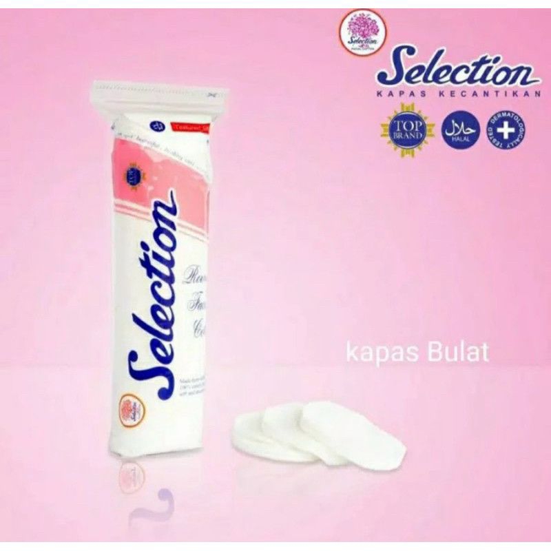 KAPAS BULAT PEMBERSIH WAJAH FACIAL COTTON