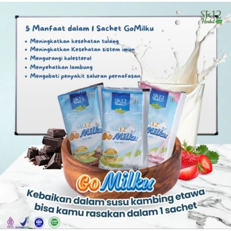 

SR12 Milk GoMilku kemasan sachet