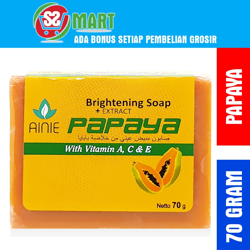 Sabun papaya ainie 70g