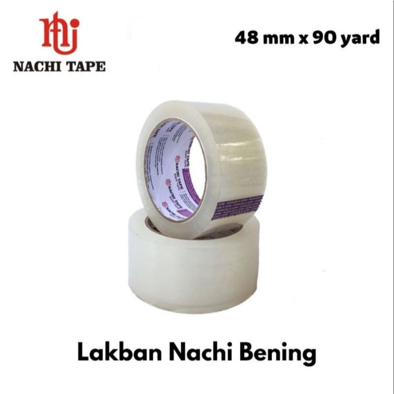 

Lakban bening Nachi tape 48 mm
