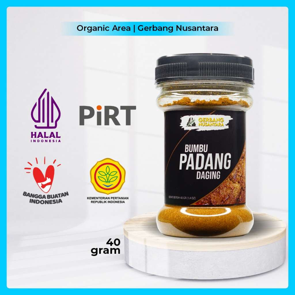 

Gerbang Nusantara - Padang Daging Instan Bubuk Bumbu Masak Dapur Rempah 40gr