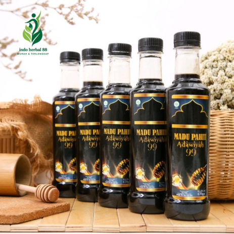 

MADU HITAM PAHIT ASLI INSULINE ADAWIYAH 99 1 BOTOL 470GR ORIGINAL ADAWIYAH