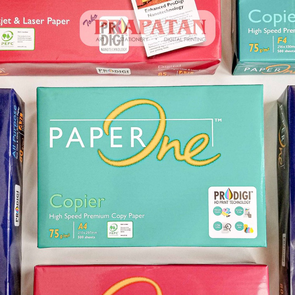 

KODE PRODUK YMJOZ3994 Kertas HVS Paper One A4F4 Kertas Print Kertas foto copy
