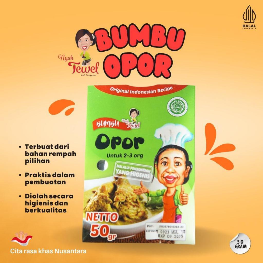 

NYAH TEWEL - Bumbu Instan Opor 50 Gr Homemade Tradisional Khas Nusantara Indonesia