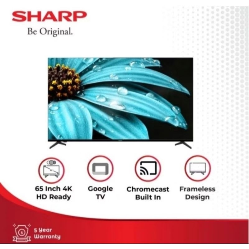 TV SHARP 65 INCH 4T-C65FJ1X 4K UHD GOOGLE TV SHARP 65INCH