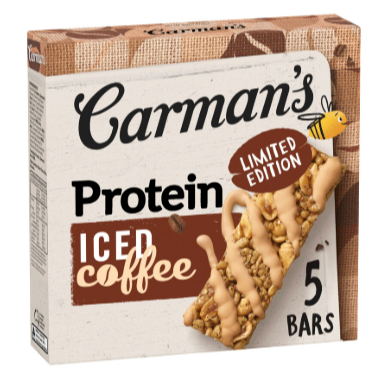 

Carman's Iced Coffee Protein Bars 5 Pack | 200g