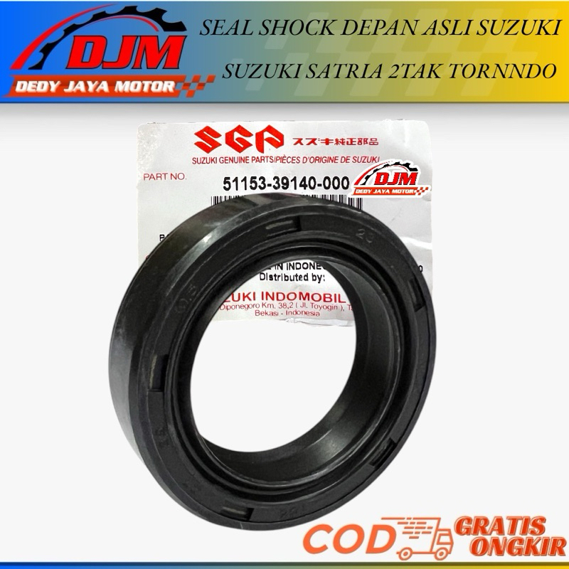 SEAL SHOK DEPAN SATRIA 2TAK PNP TORNADO ORIGINAL SGP 100% 51153-39140L000