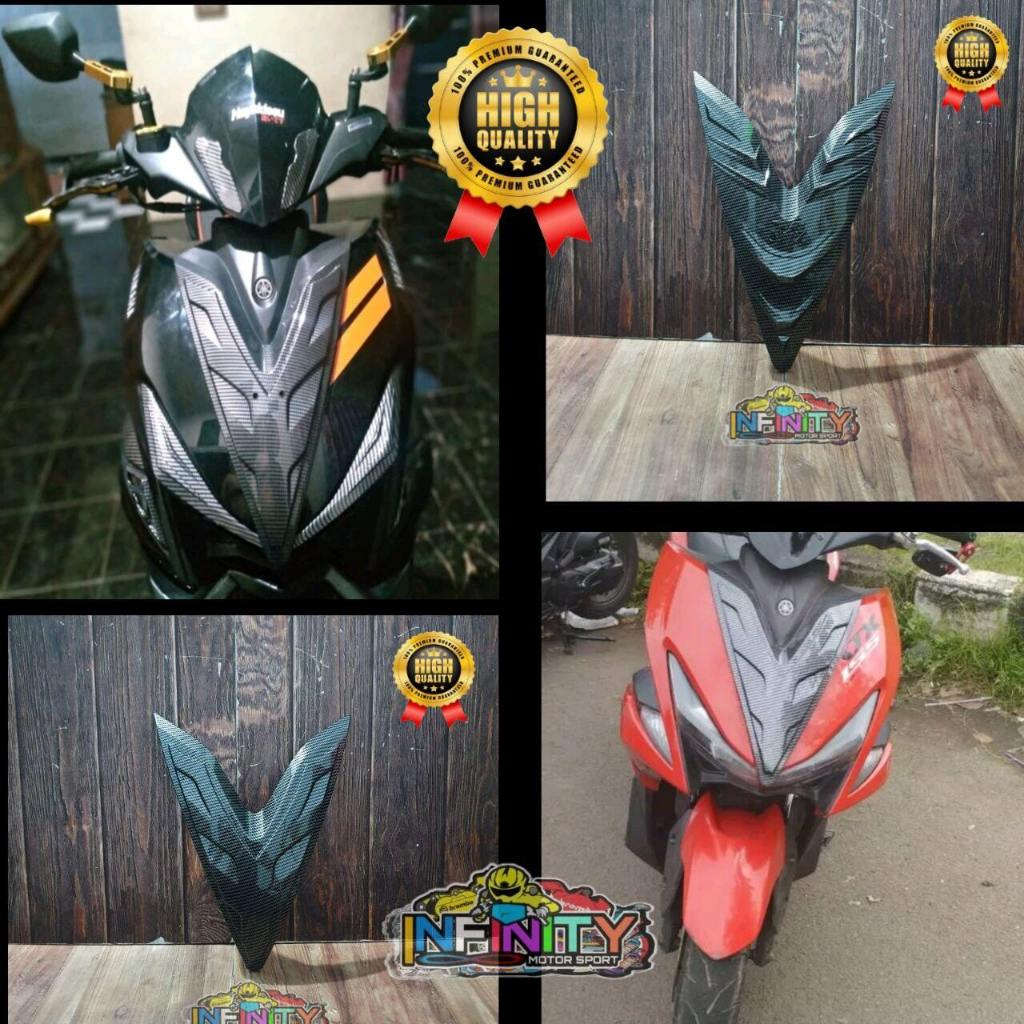 COVER TUTUP DASI AEROX 155 OLD CARBON NEMO TUTUP DASI DEPAN AEROX 155 CARBON NEMO DADA V AEROX 2017 