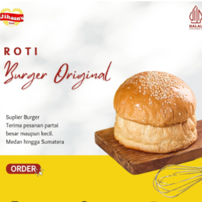 

Roti Burger Bun Original Isi 6 Pcs - Jihaan's Food Medan