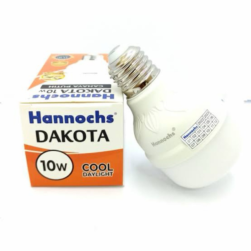 Lampu led bohlam dakota 10watt hannochs cool daylight