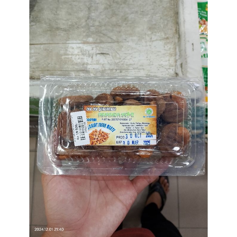 

Kue kering Coklat susu Mente gurih