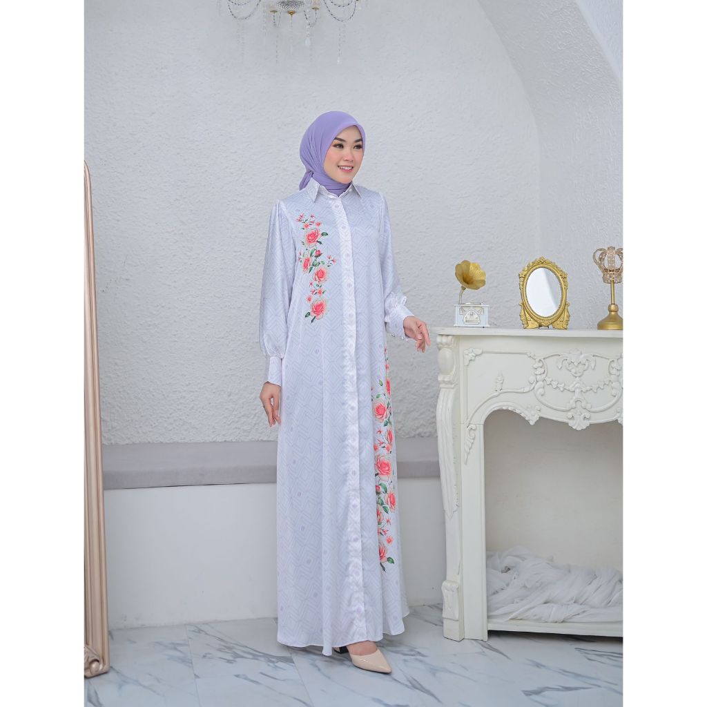 Long Dress Qiara Gamis H&H New Fashion New Collection x Qiara Gamis