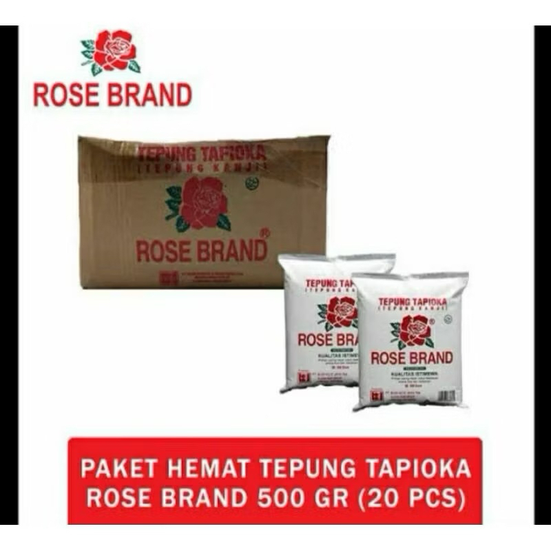 

TEPUNG TAPIOKA ROSEBRAND 1 KARTON