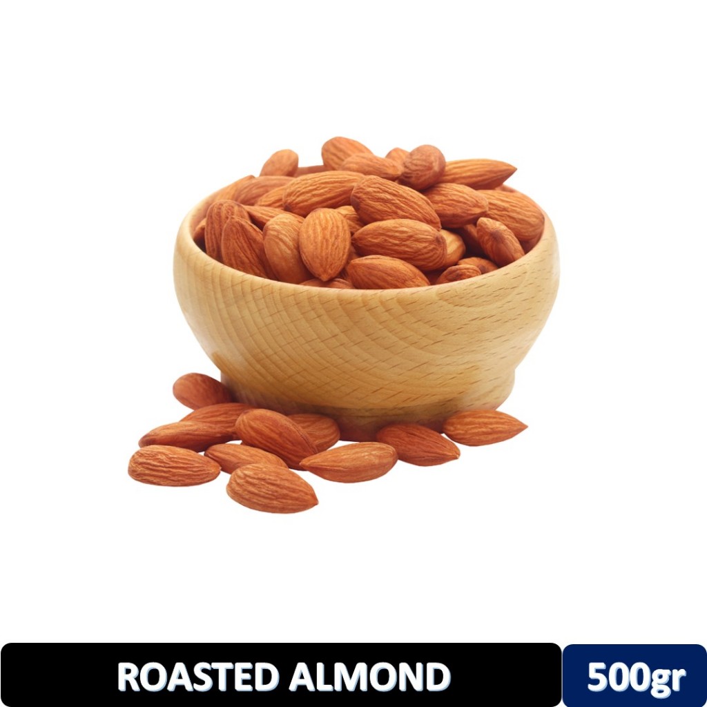 

Kacang Almond Panggang Original | Roasted Almond Plain 500gr