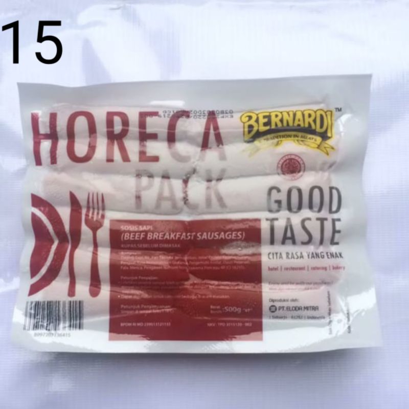 

Horeca Pack Beef Breakfast Sausages
