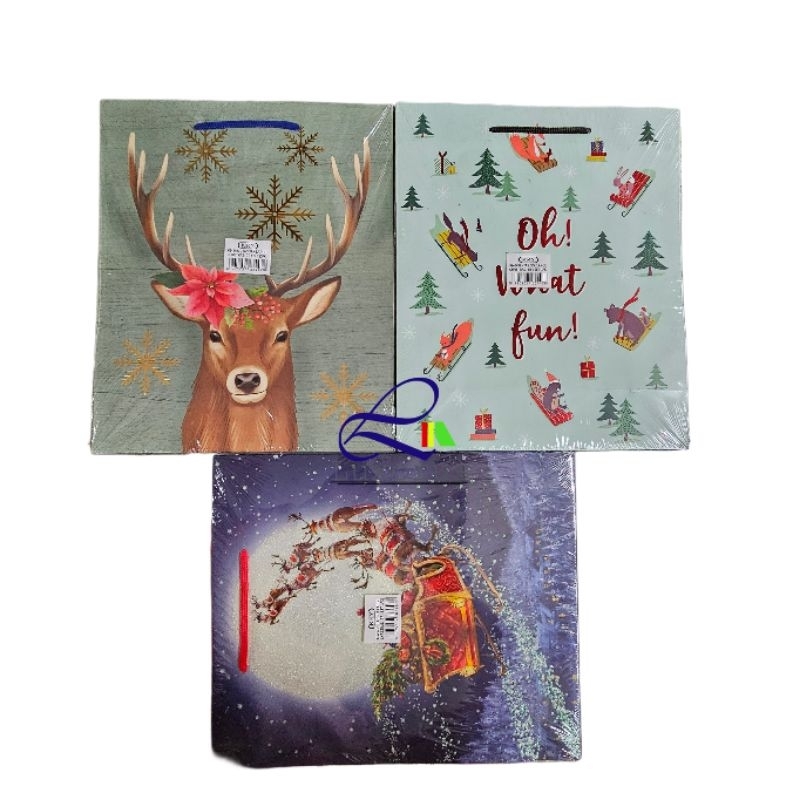

Kantong Kertas Natal Paper Bag Kiky Christmas isi 3pc