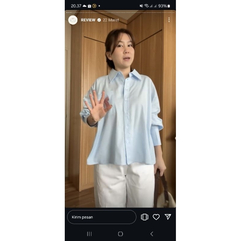 prelove kemeja biru by loliestory