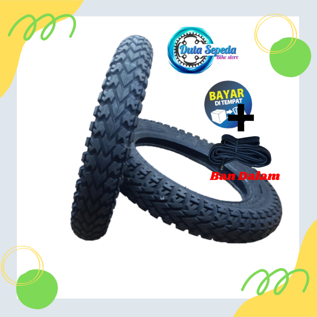 Ban luar sepeda anak Laki ukuran 12 inch 12 X 2.125 atau 2 12 X 12 14