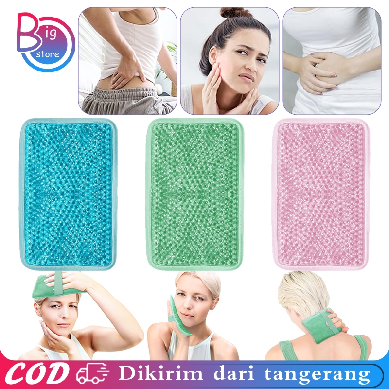 Hot & Cold Pillow Gel Beads Universal Kompres Es Lutut Bantal Kantong Kompres Air Panas Dingin