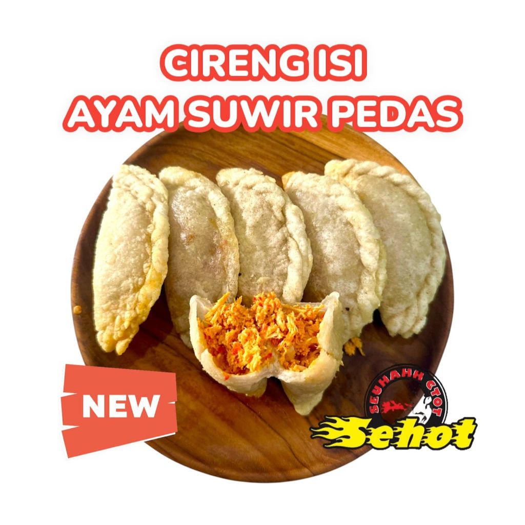 

Cireng Isi Ayam Suwir Pedas Isi 5 Pcs