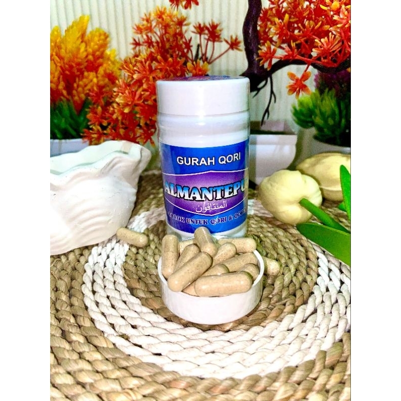 Gurah Qori Al-Mantepun Gurah Herbal dari Ekstrak Akar Srigunggu isi 50 Kapsul
