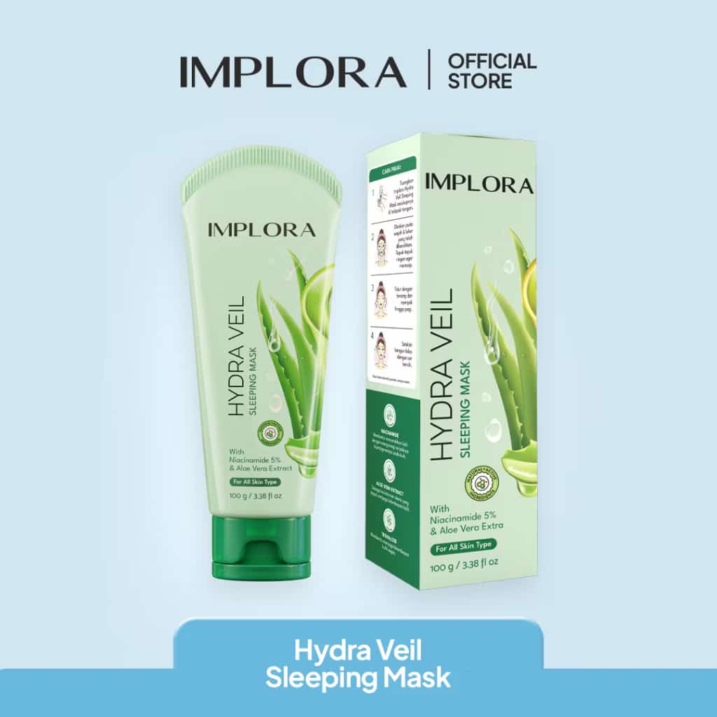 Sleeping Mask Implora/ Sleeping Mask Wajah/ Sleeping Mask Murah WDM