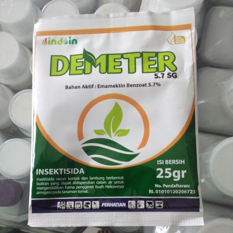 INSEKTISIDA OBAT ULAT DEMETER EMAMECTIN 5.7 SG 25 GR INDOIN