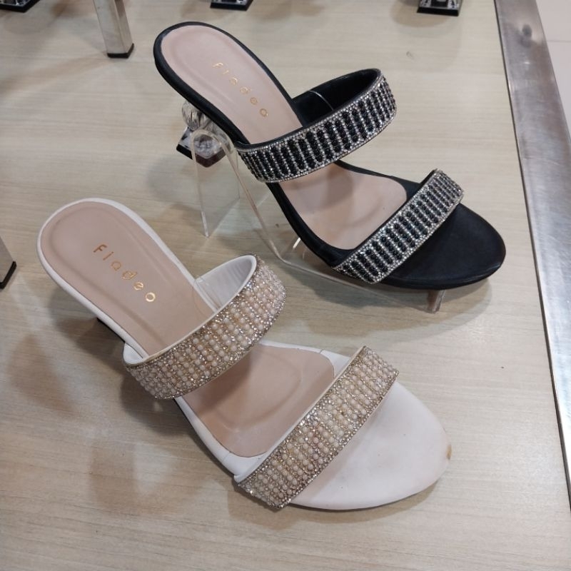 FLADEO‼️sandal wanita heels 5cm ori