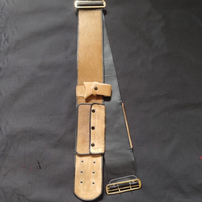 SABUK OTOK Bulu Polos UKURAN LEBAR timangan 11CM MOTIF MACAN| SABUK KULIT MOTIF COREK | SABUK BOPO W