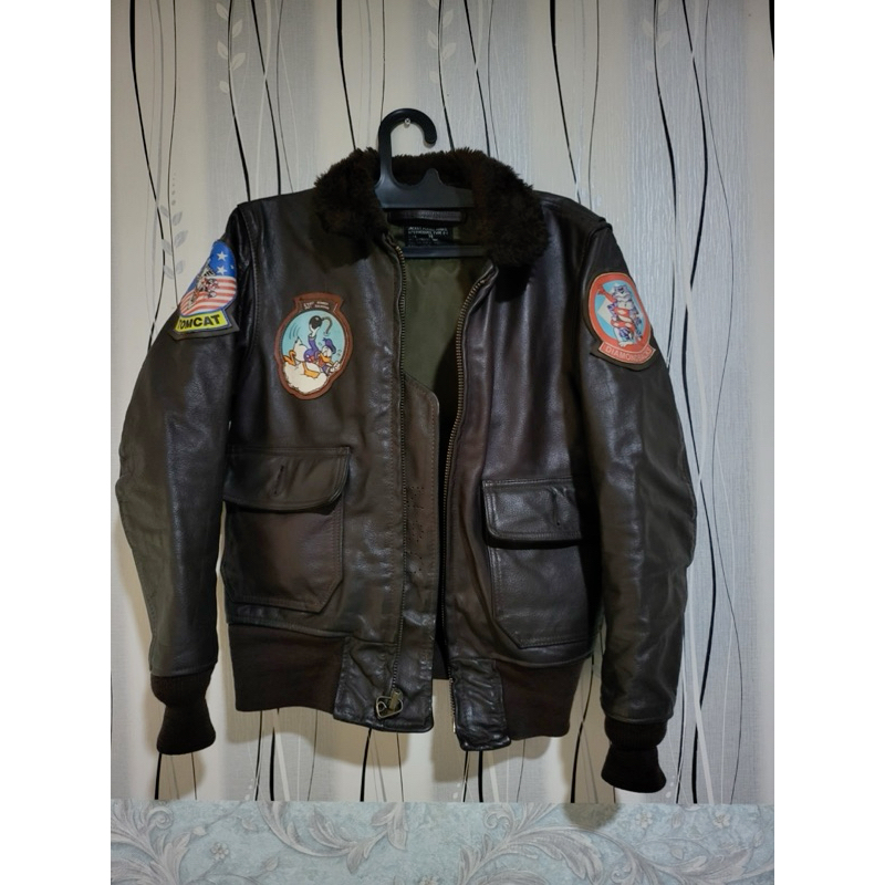 jaket kulit usn g1 army