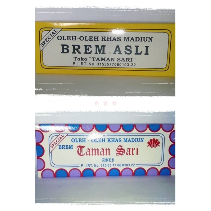 

Brem Madiun Taman Sari Original Besar