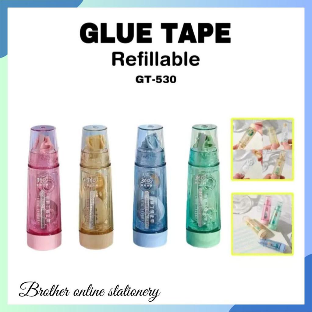

BOS Glue Tape Adhesive Roller/Lem Roll/Lem Kertas/Lem Kering Roll