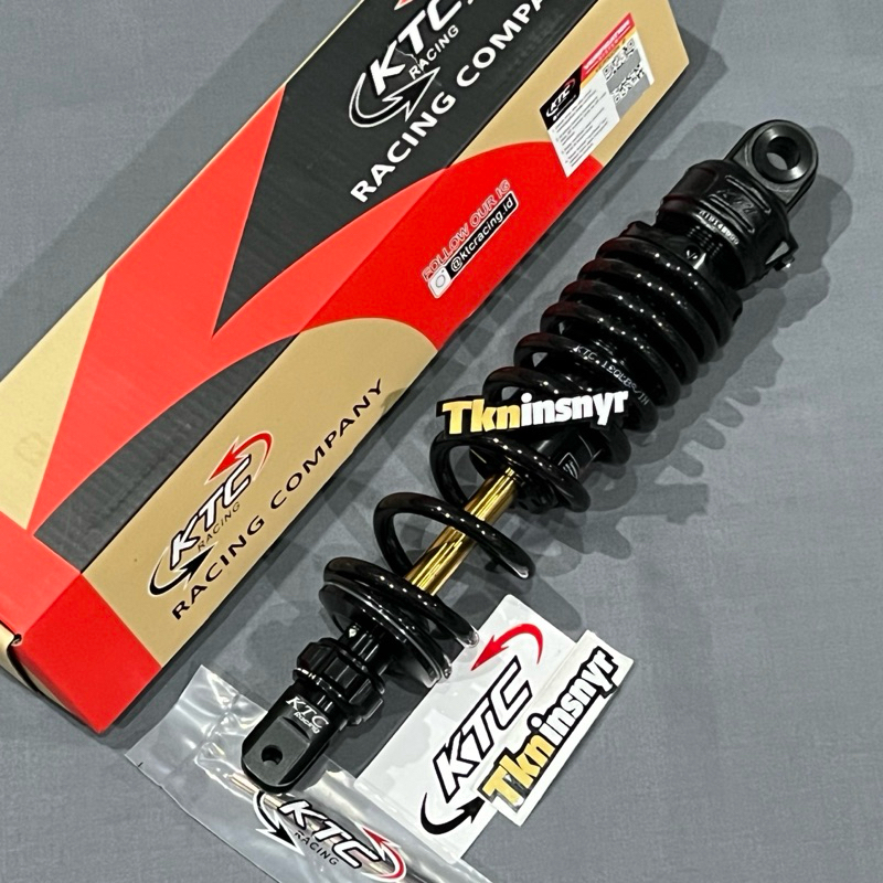 Shock KTC Racing Click Razor Pro Mio 300mm Non Tabung Black-Red Original KTC