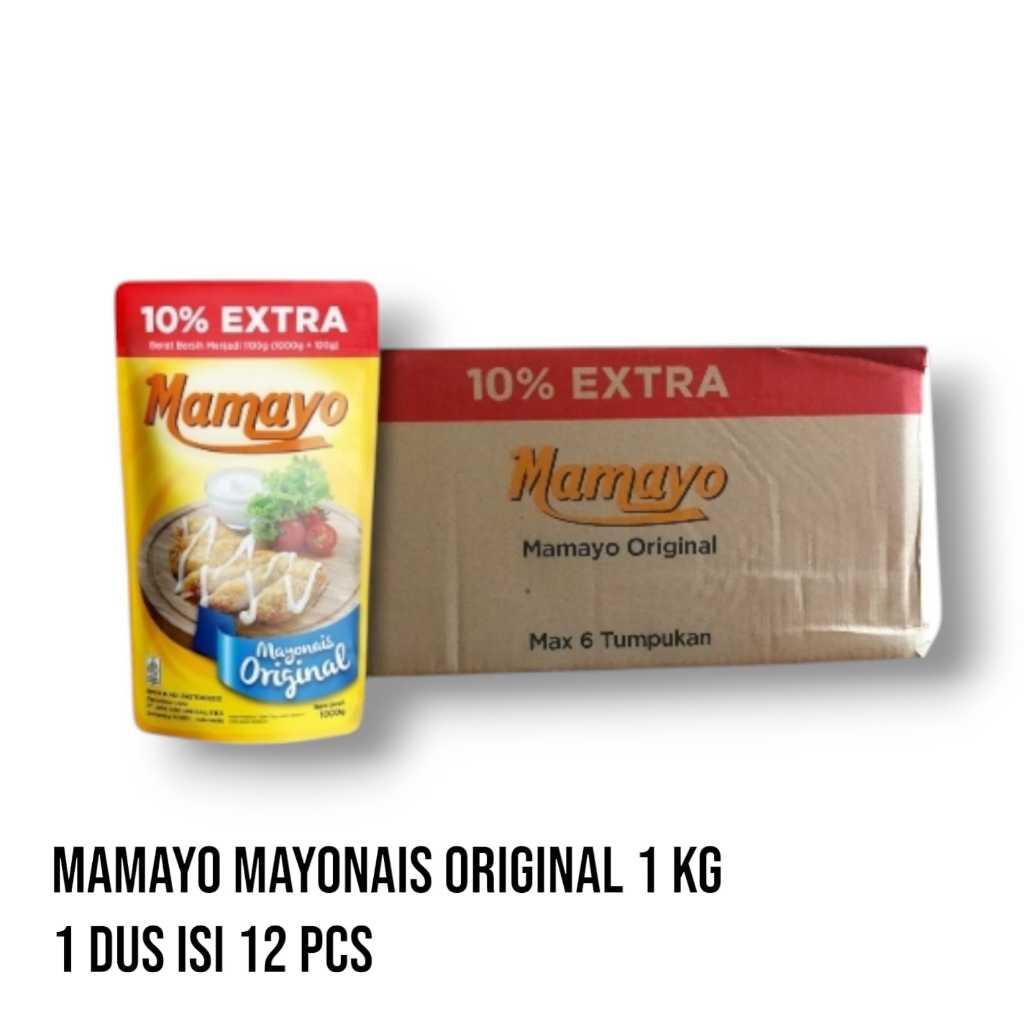 

Mamayo 1kg Original Mayo Mayonais Mayo 1 DUS ISI 12 PCS