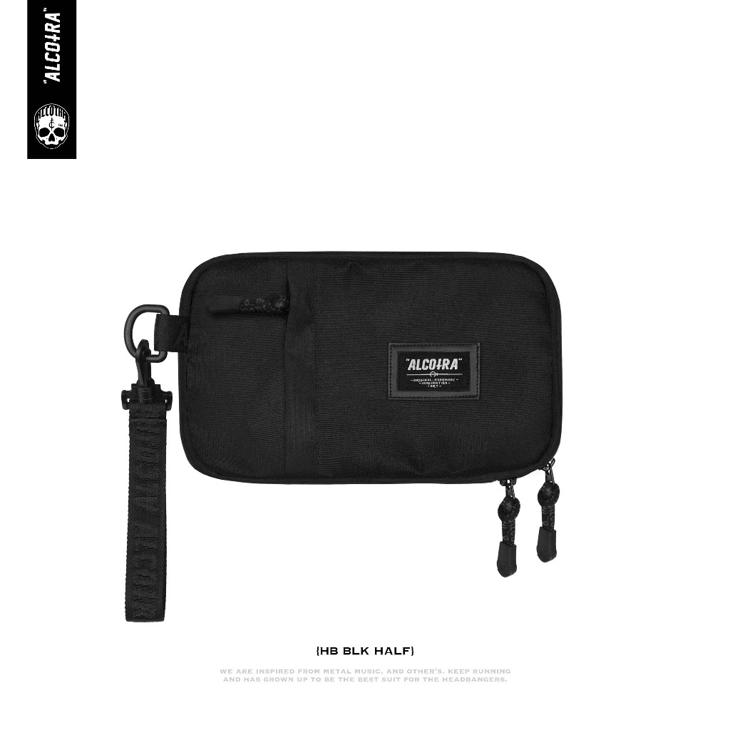 HB BLK HALF // HAND BAG BLACK HALF // HAND BAG ALCOTRA